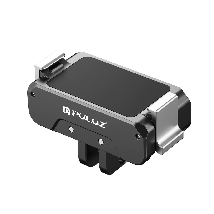 PULUZ Magnetische Schnellspanner Metallbasis aus Aluminium für DJI Osmo 360, DJI Osmo Action 5 Pro, 4 und 3 in Schwarz - Bild 2