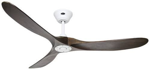 CasaFan ECO GENUINO 152 MW-NB Deckenventilator in Weiß Matt mit Fernbedienung und Winterbetrieb, Durchmesser: 152 cm, Höhe: 28,5 cm - Bild 1