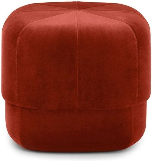 Normann Copenhagen Circus Hocker mit Samtbezug in Rot - Bild 1