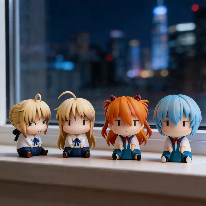 Altria Ayanami Rei Asuka Q-Version, PVC-Figur, 6cm, Einzelfigur - Bild 4