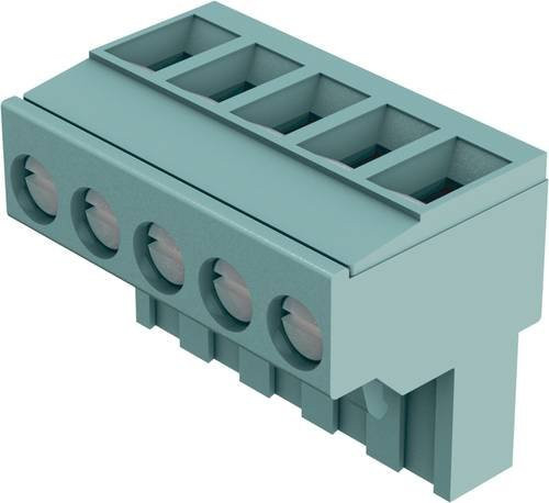 Harting Steckverbinder 14310216402000 aus Messing in Türkis mit 2 Polen - Bild 1