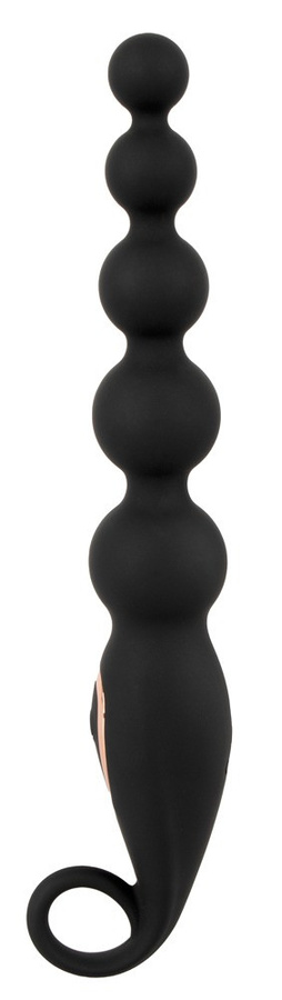ANOS Analvibrator Anal Beads with Vibration in Schwarz mit flexibler Kugelspitze - Bild 2