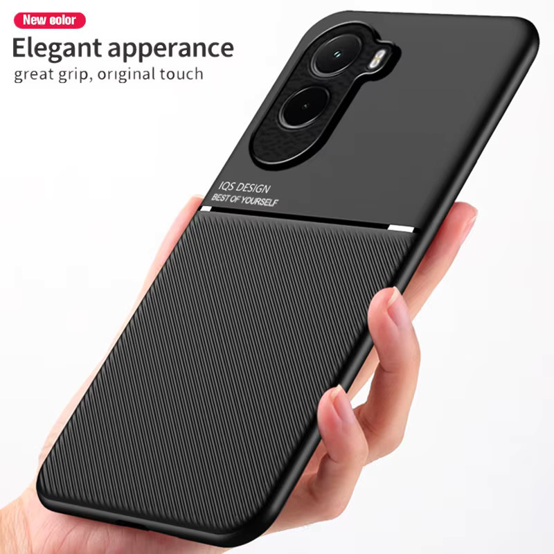 Robuste und rutschfeste Schutzhülle für Xiaomi Poco M7 4G und Poco M7 Pro 5G mit magnetischem Saughalter in Schwarz - Bild 2