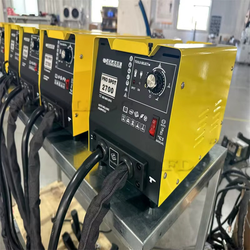 Elektrische Spot-Schweißmaschine zur Autoblech-Reparatur und Dellenkorrektur in Gelb - Bild 3