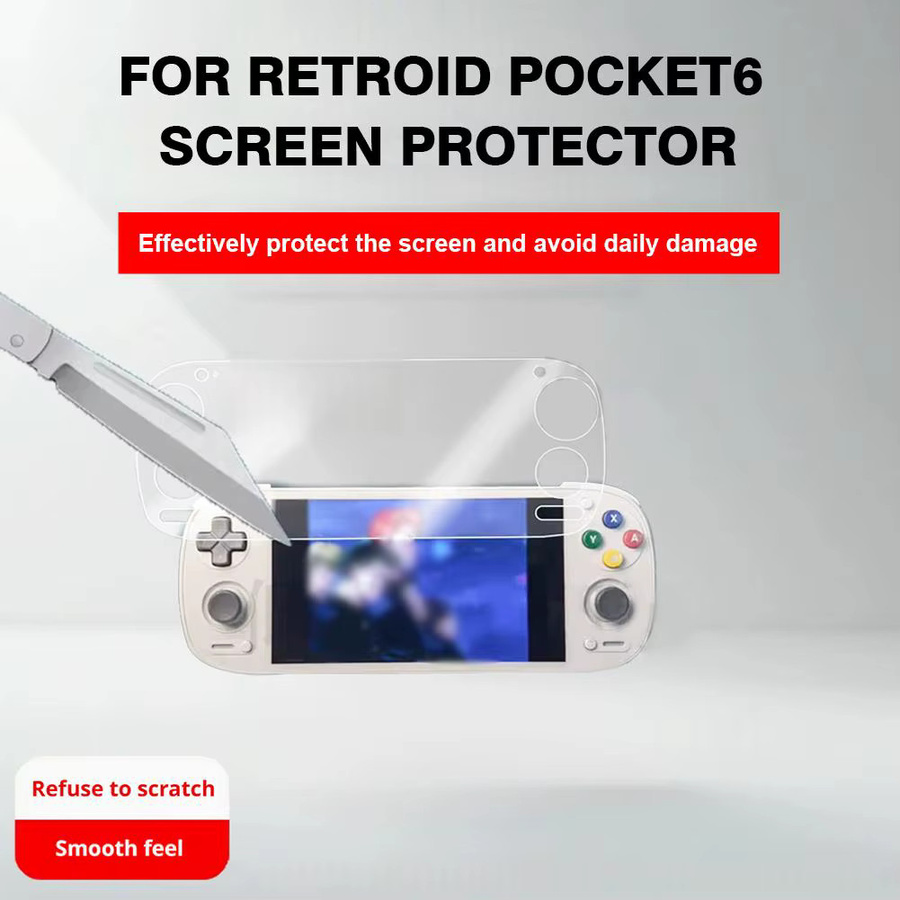 Retroid Pocket 6 Displayschutz aus gehärtetem Glas mit 5 Zoll Display, HD, kratzfest und Blaulichtfilter, transparent - Bild 3