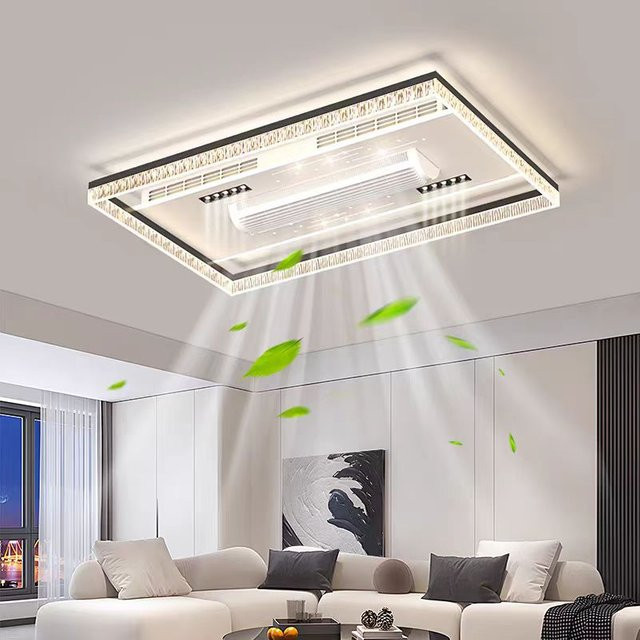 JIANKEXING Deckenleuchte mit unsichtbarem Ventilator im minimalistischen Luxus-Design für dein Wohnzimmer - Bild 1