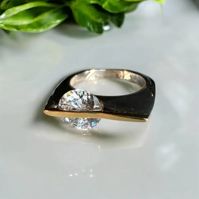 JYXIT Ring Kupfer, Bicolor, Kristall, Zirkonia, Damen - Bild 1