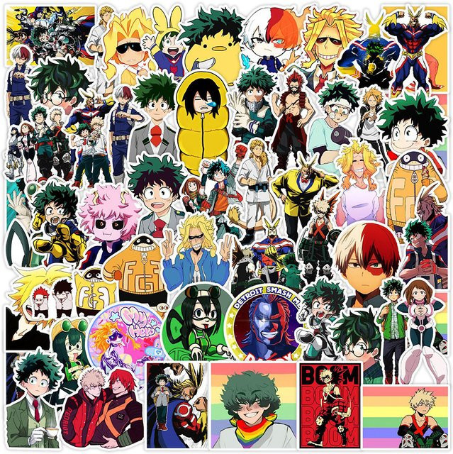 Bandai My Hero Academia Deku Aufkleber, Bunt / Mehrfarbig - Bild 1