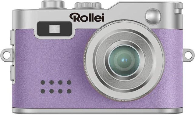 Rollei Mini Digitalkamera Kompaktkamera in Lila mit USB-C Anschluss - Bild 1
