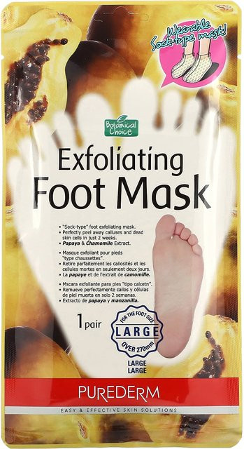 PUREDERM Peeling-Fußmaske, Unisex, 1 Paar - Bild 1
