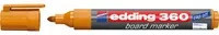 edding Whiteboard- und Flipchartmarker 360 mit Bullet-Spitze in Weiß, Orange, Grau und Gelb - Bild 1
