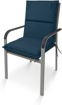 DOPPLER Sitzauflage City aus 100 % Polyester, blau, B/T/H: 48 x 100 x 6 cm - Bild 1