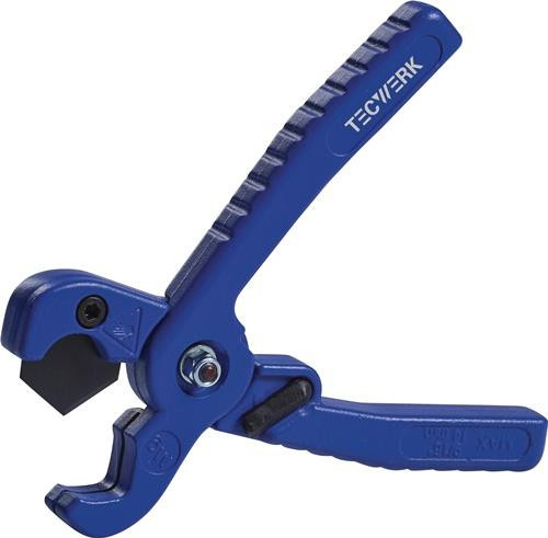 Tecwerk Schlauchschere aus Magnesium-Druckguss in Blau - Bild 1