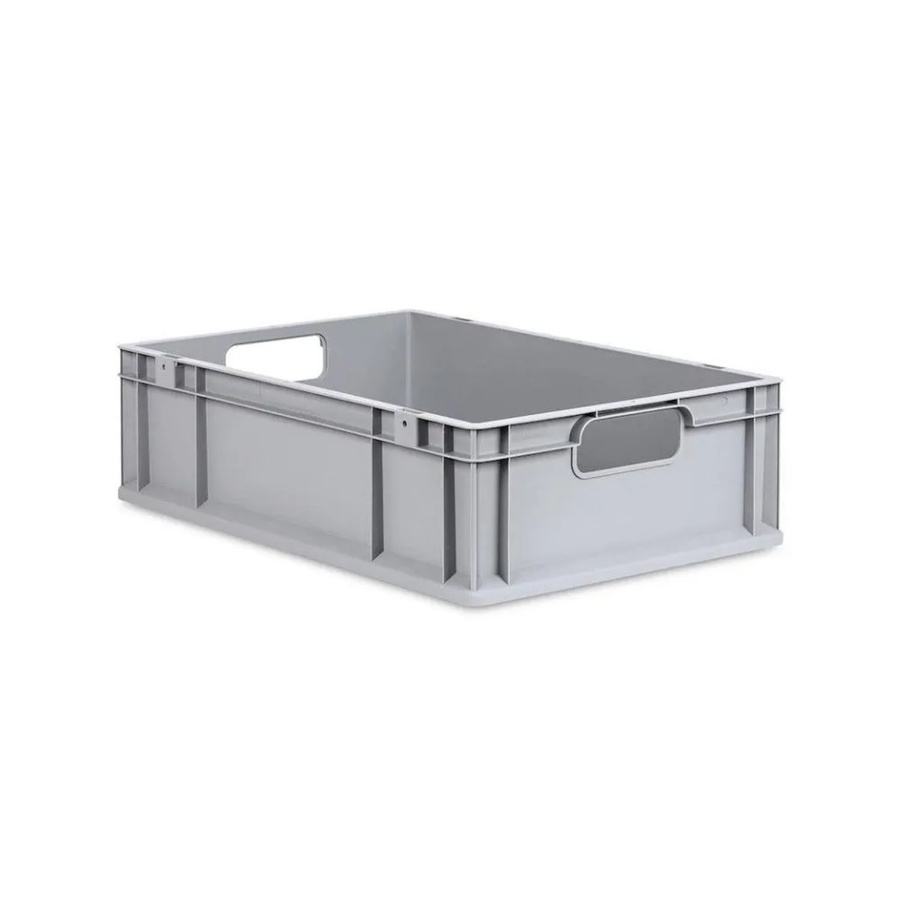 PROREGAL Eurobox Nextgen Economy Transportbox mit Griffen, Grau, H x B x T: 17 x 40 x 60 cm, 34 Liter - Bild 2