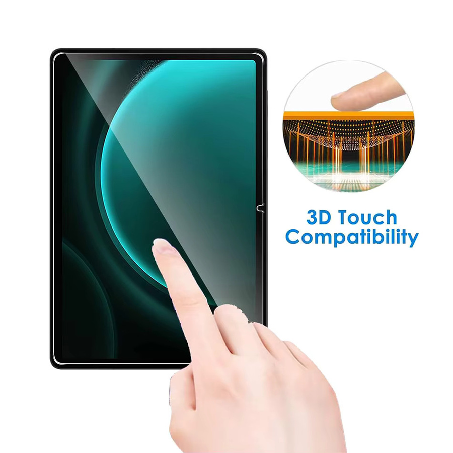 Samsung Displayschutzfolie aus gehärtetem Glas für Galaxy Tab S9 FE 10,9 Zoll SM-X510 SM-X516B transparent - Bild 4