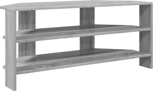 vidaXL Eck-TV-Schrank aus Holzwerkstoff in Grau Sonoma, B/T/H: 102 x 40,5 x 45 cm - Bild 1