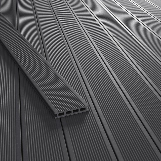 Kovalex WPC Terrassendiele Steingrau Matt B: 14,5 cm, H: 2,6 cm, L: 300 cm - Bild 1