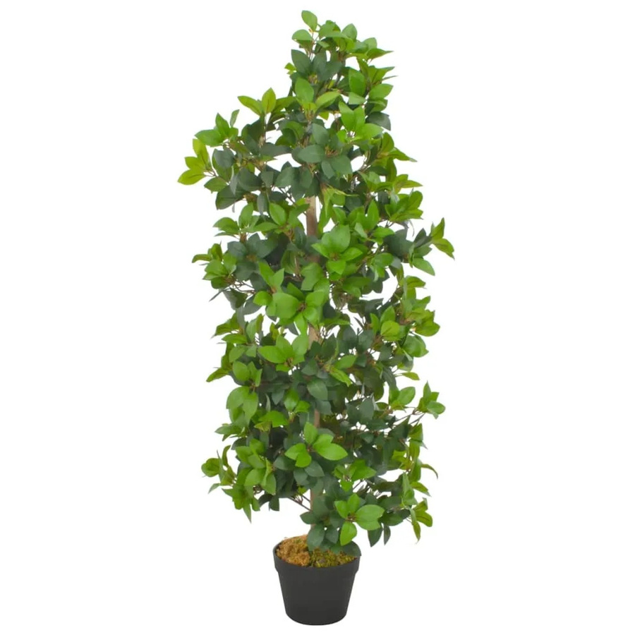 furnicato Künstlicher Lorbeerbaum in Grün mit Topf, Höhe: 120 cm - Bild 2