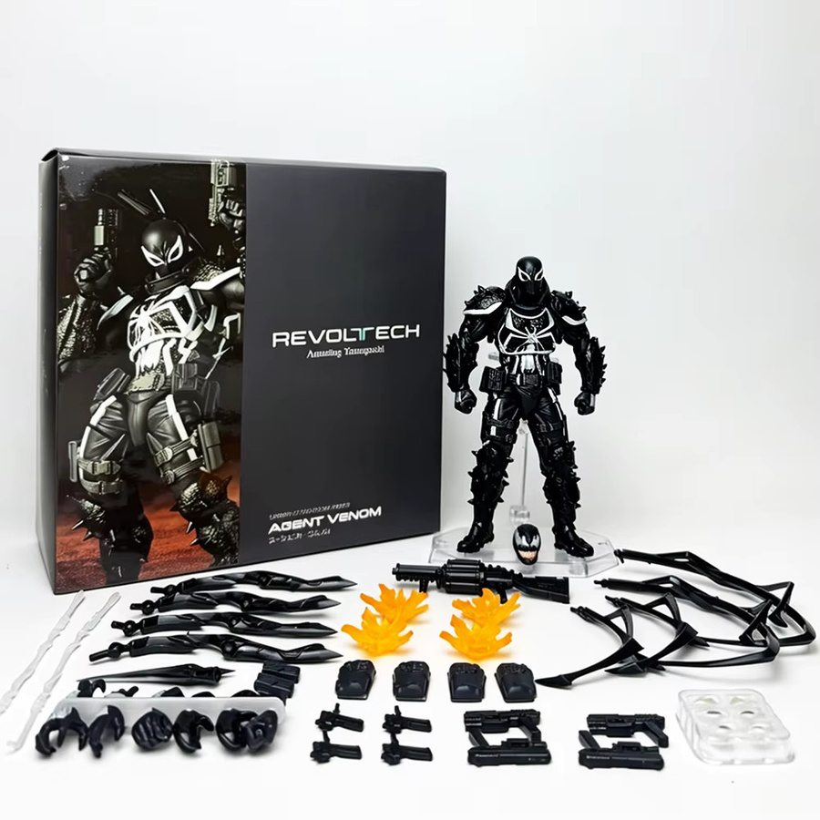 Kaiyodo Agent Venom Actionfigur, Marvel Comics, 16cm, Kunststoff - Bild 3