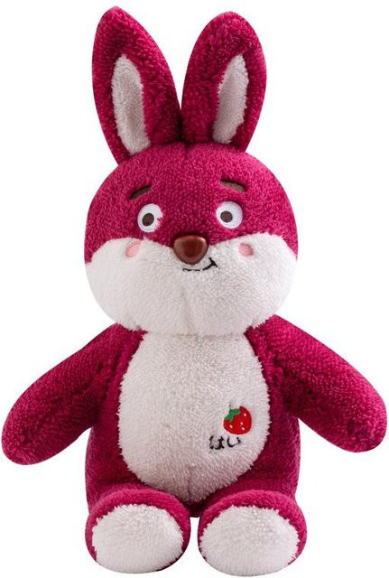 Kidsly Erdbeer-Umarmungs-Kaninchen-Plüschtier, Plüsch-Kaninchen-Puppe, 30cm, ab 3 Jahren - Bild 1