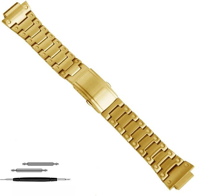 PINSENDA Uhrenarmband Edelstahl, Gold, Herren - Bild 1