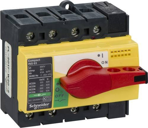 Schneider Electric 28919 Lasttrennschalter 63 A 250 V/DC 500 V/AC multicolor - Bild 1