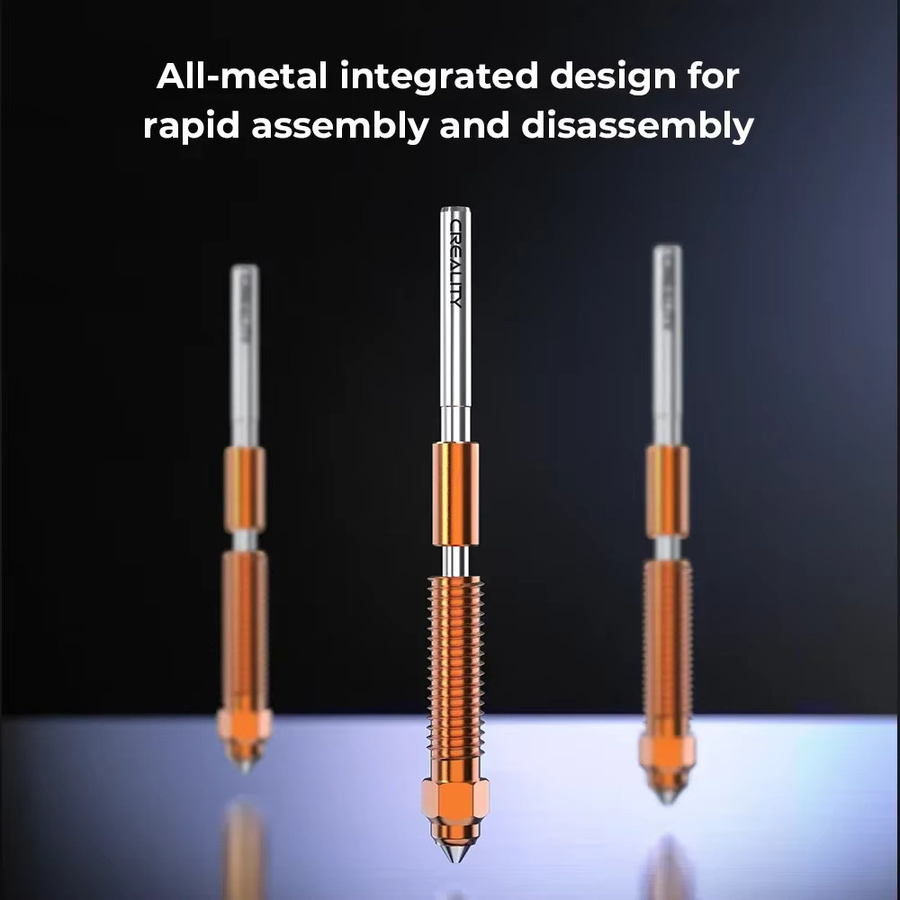 Creality Einhorn Schnellwechsel-Düsensatz für K1 MAX, K1C, K1SE und Ender 3 V3 mit 0,4 mm, 0,6 mm und 0,8 mm Hochgeschwindigkeitsdüsen - Bild 2