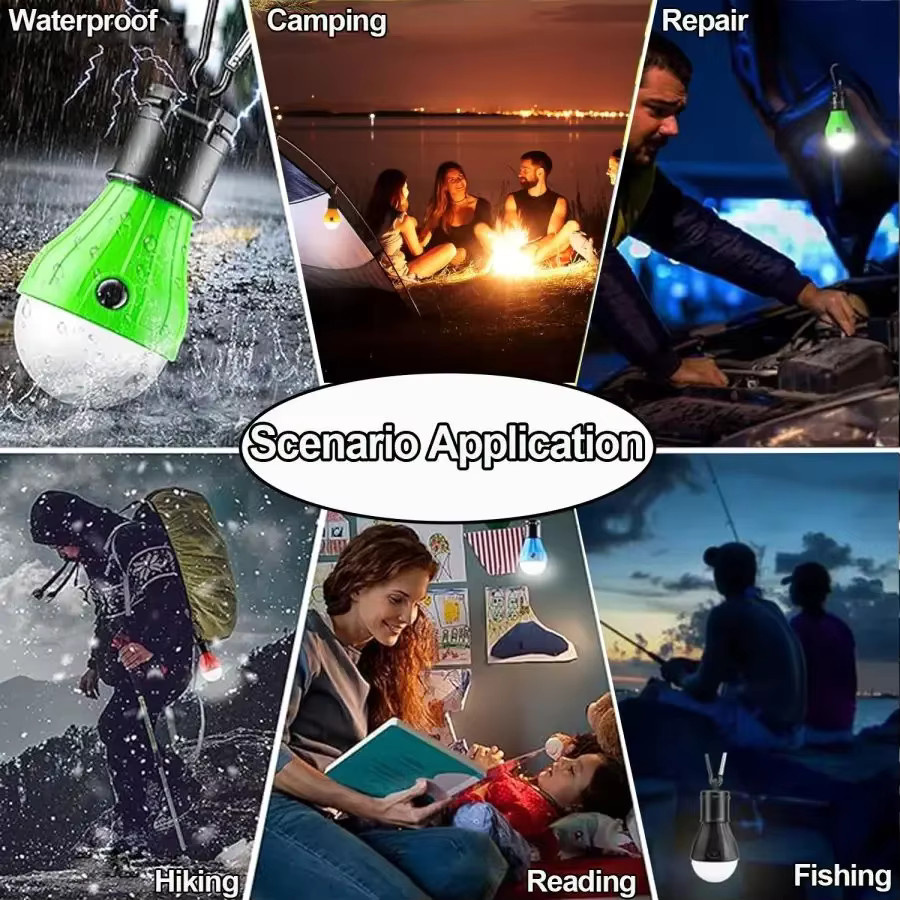 POCKETMAN LED Camping Laterne Tragbare Zelt Lampe als Helles Notlicht für Wandern und Rucksackreisen - Bild 4