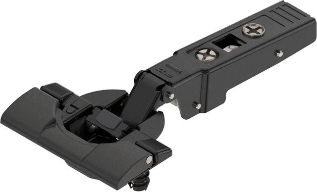 Blum Clip Top Blumotion Profiltürscharnier mit Feder, 95 Grad, Gerade, Inserta, Onyx Schwarz Matt - Bild 1
