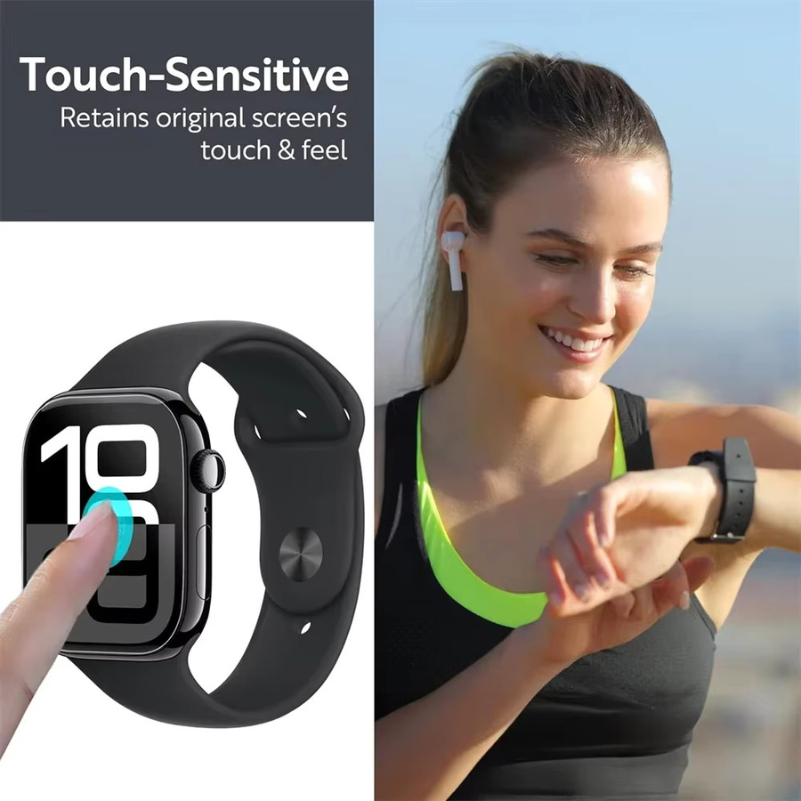Transparentes Hydrogel Displayschutzfolie für Apple Watch Serie 10 (42 mm, 46 mm) und Apple Watch Ultra 1 & 2 (44 mm, 45 mm, 49 mm) - Bild 5