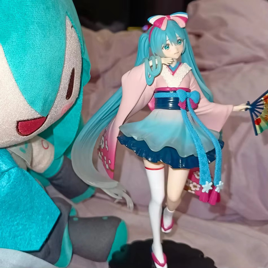Bandai Hatsune Miku Neo Tokyo Serie Kimono Figur, Einzelfigur, 18cm - Bild 5