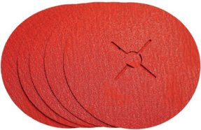 VSM Fiberschleifscheibe Keramik Rot Durchmesser: 180 mm Körnung: K120 - Bild 1