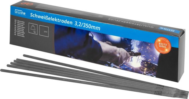 Güde Rutil Elektroden in Grau, Durchmesser: 3,2 mm, Länge: 350 mm, 95 Stück - Bild 1