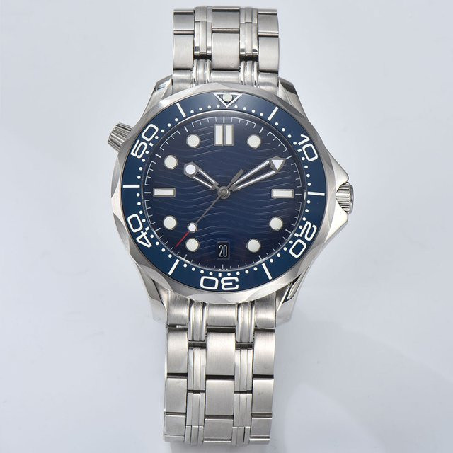 OUMASHI Armbanduhr Automatik, Edelstahl, Blau, 42 mm, Herren - Bild 1