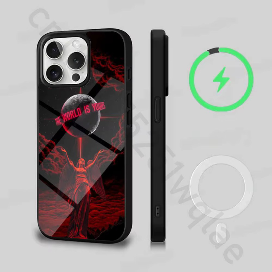 S-Scarfaces Tony M-Montana Handyhülle für iPhone 11 bis 17, kompatibel mit Pro, Max, Plus und Mini, inklusive MagSafe für kabelloses Laden - Bild 2