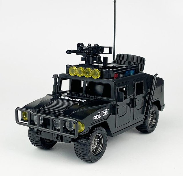 Militärs Riot Truck Hubschrauber Tarnung Kommando Wranglers Auto Offroader, Bausteine, ab 6 Jahren - Bild 1