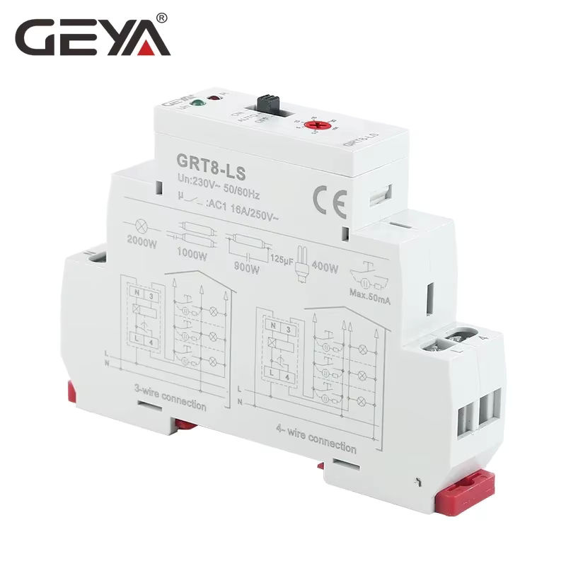 GEYA GRT8-LS/LM Treppenschalter mit automatischer Verzögerung, Lichtsteuerrelais, 16 A, AC230V - Bild 2