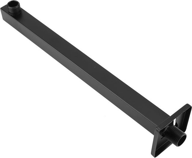 CosyHome Quadratischer Edelstahl Duscharm für die Wandmontage in Grau, 14,5 Zoll - Bild 1