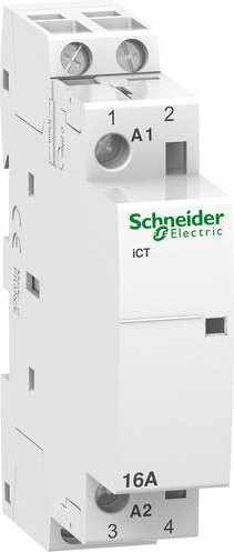 Schneider Electric A9C22512 Installationsschütz mit 2 Schließern, 16A, 250 V/AC, Weiß - Bild 1