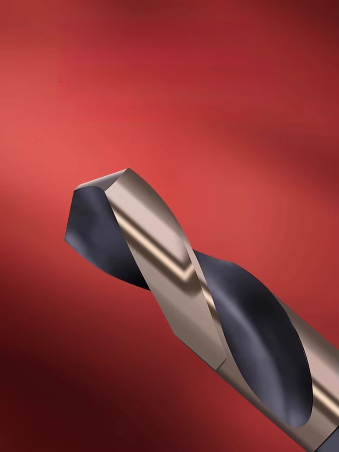 TG HSS 4341 Metall-Spiralbohrer mit parallellem Schaft in Silber für die Edelstahlbearbeitung, Durchmesser: 8,0 mm - Bild 1