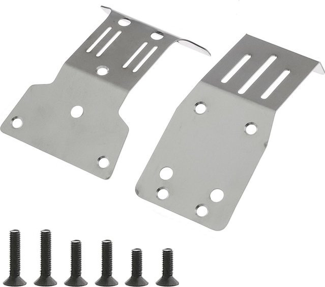 Tamiya Rüstungsschutz aus Edelstahl, 1:10, Zubehör, Grau - Bild 1
