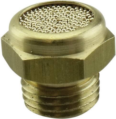 ICH 303033 Druckluftfilter mit Außengewinde 1/4, 12 bar und 36µm in Gold - Bild 1