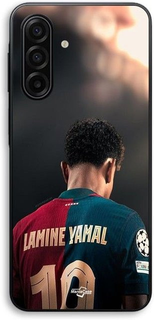 Maniacase Handyhülle für Samsung Galaxy A37 mit Lamine Yamal FC Barcelona Design in Schwarz und Multicolour - Bild 1