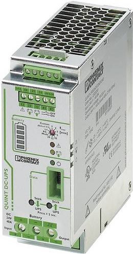 Phoenix Contact QUINT-UPS/ 24DC/ 24DC/40 2320241 Industrielle USV-Anlage für DIN-Rail in Grau - Bild 1