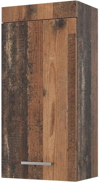 Vicco Hängeschrank Luna Oldstyle in Braun Eiche, Wandmontage, B/H: 37 x 77 cm - Bild 1