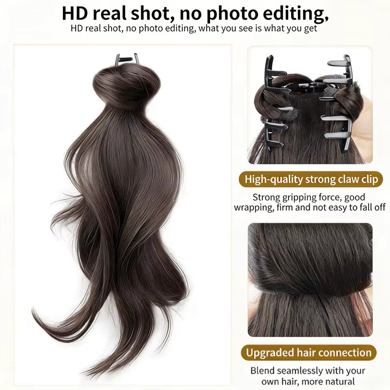 LUPU Ponytail-Verlängerung, 12 Zoll, lockig, Damen - Bild 2