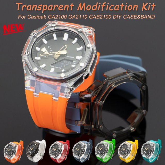 CAOWTAN Mod-Kit für Casioak GA2100 GA2110 GAB2100, Kunststoff, Bunt, Unisex - Bild 1