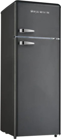 Wolkenstein Retro Kühl-Gefrierkombination GK212.4RT B Schwarz, B/H/T: 54,5 x 145,6 x 62,6 cm