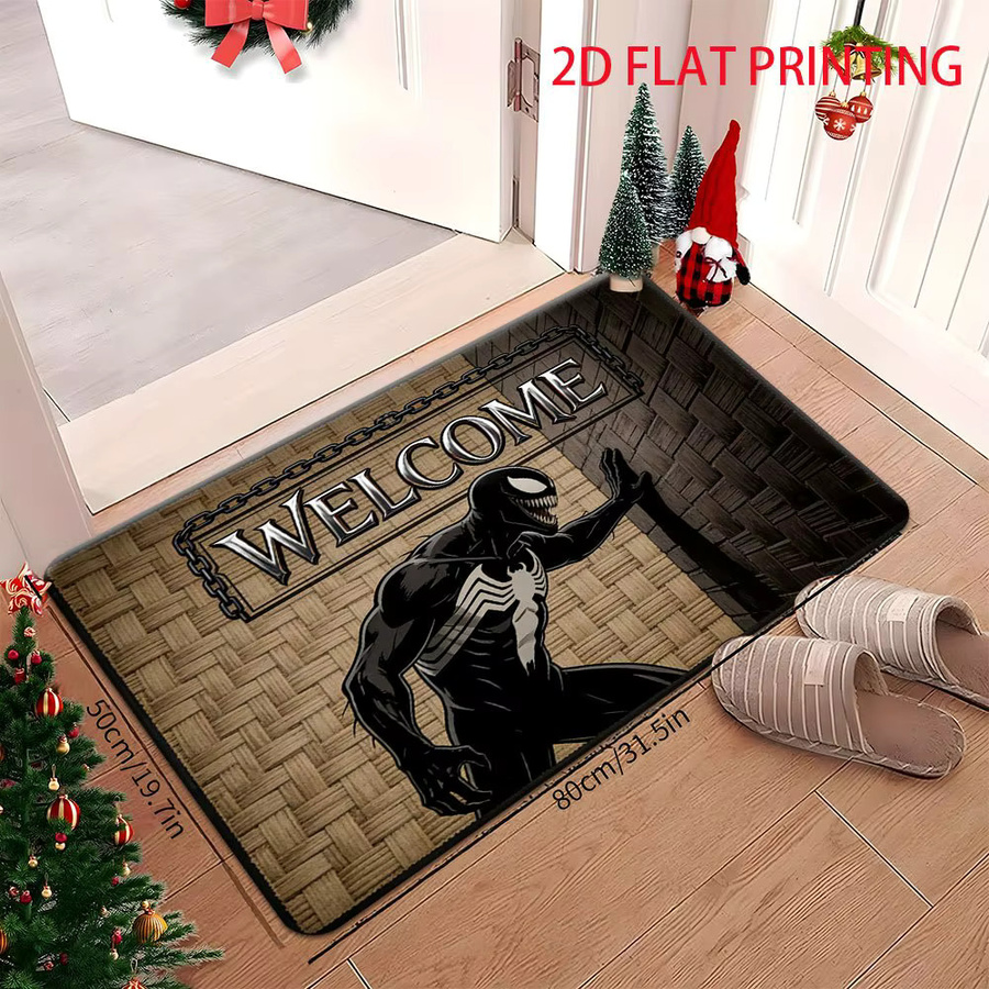 Beast Kingdom Marvel Venom Fußmatte aus Polyester, Mehrfarbig, B/T: 60 x 40 cm - Bild 6