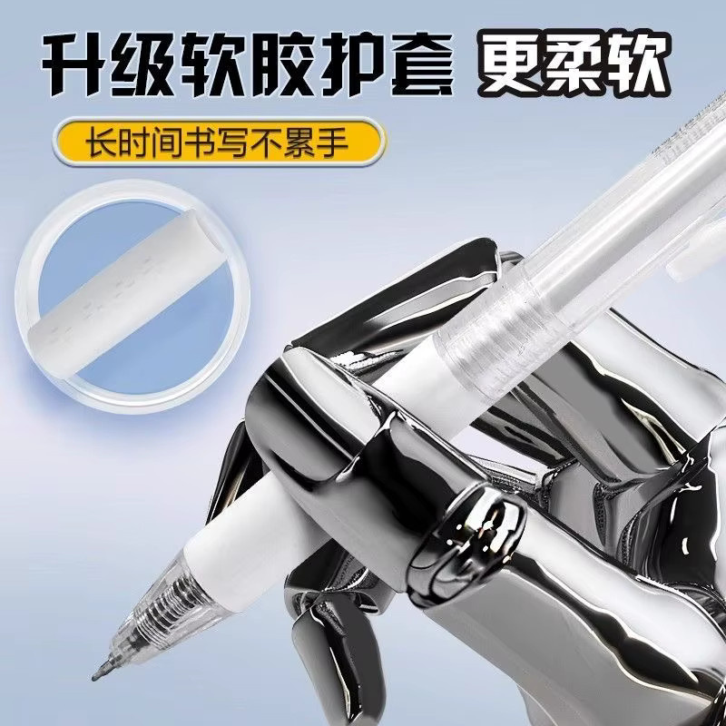 M&G Gelstift in Schwarz mit 0,5 mm Spitzendurchmesser, schnell trocknende und nachfüllbare Tinte - Bild 3
